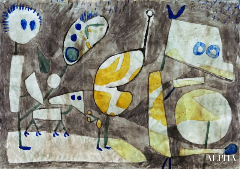 Monstre en attente - Paul Klee - Reproductions de tableaux et peintures haut de gamme