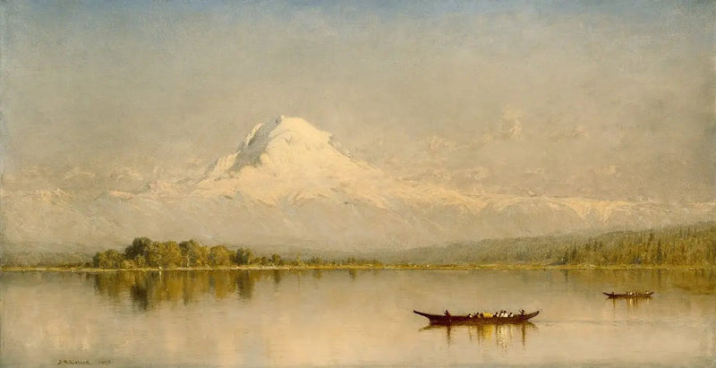 Mont Rainier, zatoka Tacoma - Sanford Robinson Gifford