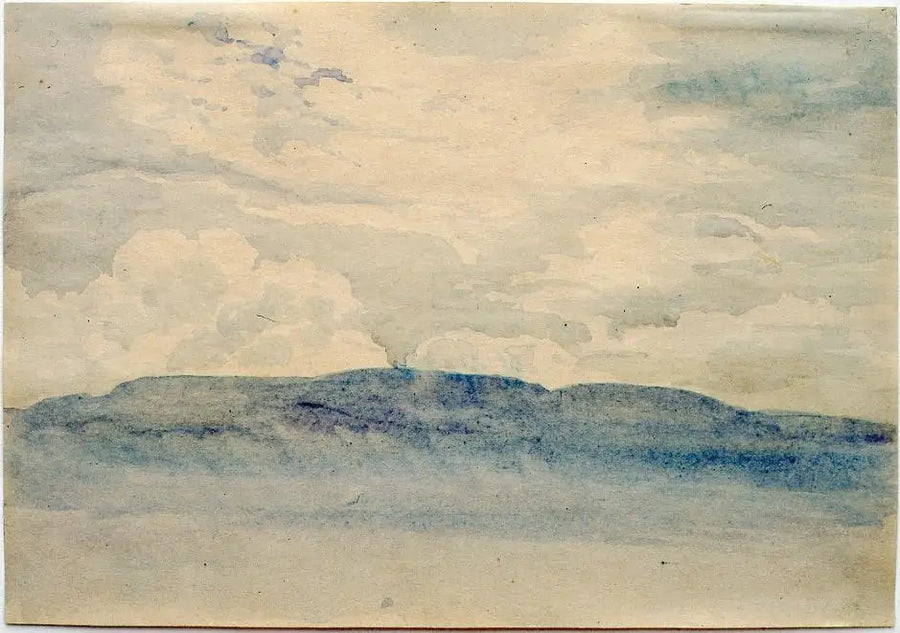 Góra w porannej mgle - Caspar David Friedrich