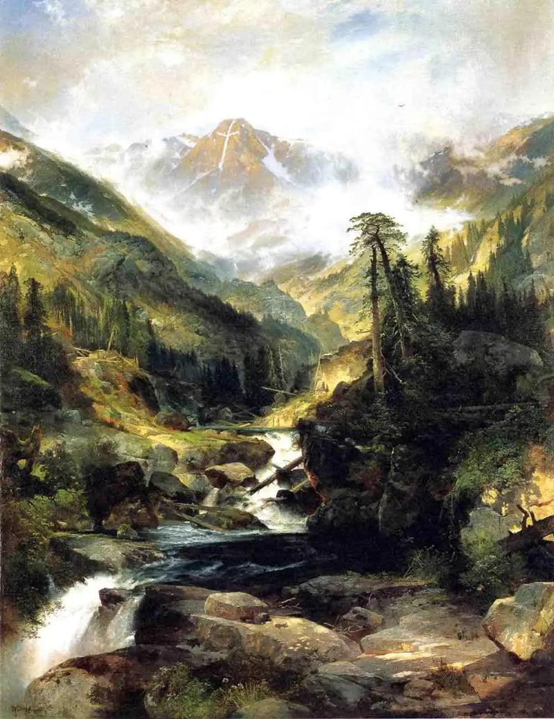 Góra Świętego Krzyża - Thomas Moran
