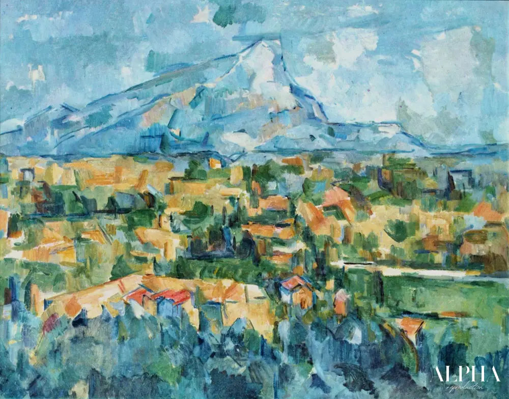 Montagne Sainte Victoire - Paul Cézanne - Reproductions de tableaux et peintures haut de gamme