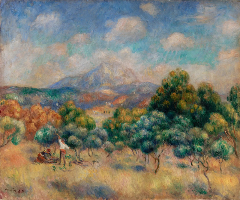 Góra Sainte-Victoire (Krajobraz) - Pierre-Auguste Renoir