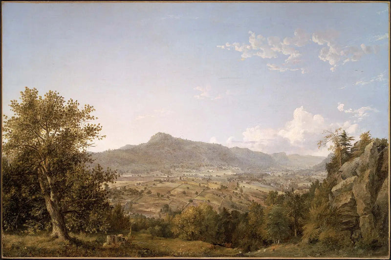 Góra Schatacook, dolina Housatonic, Connecticut - Jasper Francis Cropsey