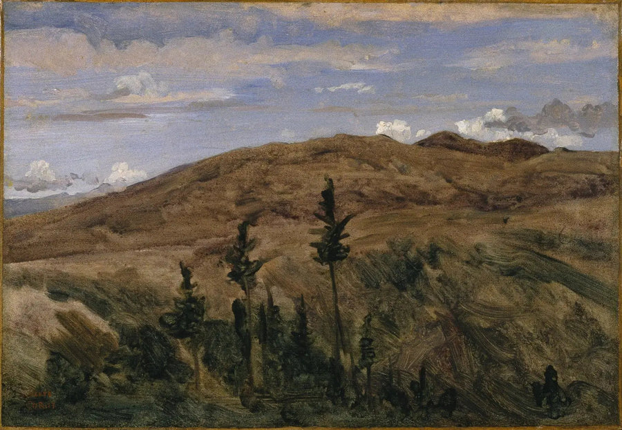 Góry Auvergne - Jean-Baptiste Camille Corot