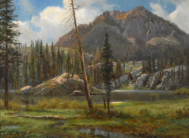 Góry na południu Sierra Nevada - Albert Bierstadt