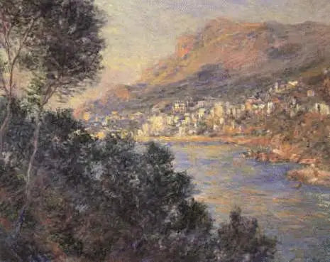 Monte-Carlo widziane z Roquebrune - Claude Monet