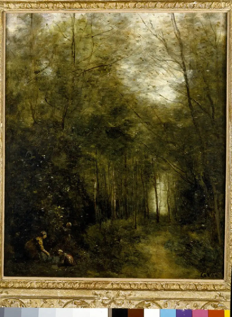 Montfermeuil, strumień w lesie - Jean-Baptiste Camille Corot