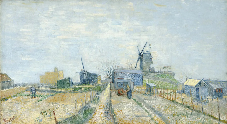 Montmartre: młyny i ogródki warzywne - Vincent van Gogh