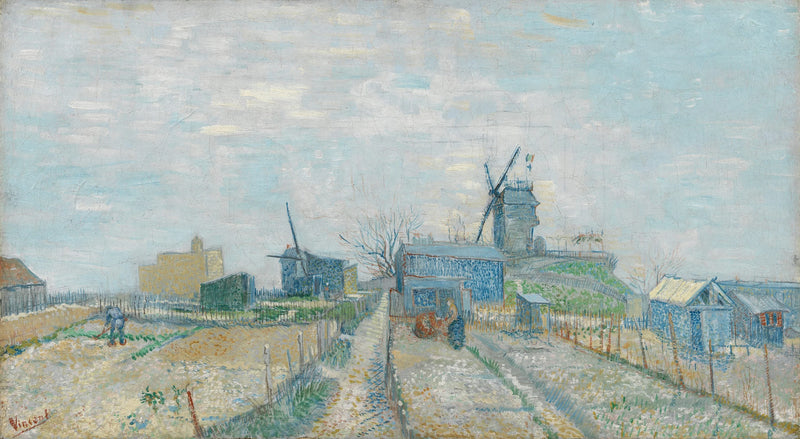Montmartre: młyny i ogródki warzywne - Vincent van Gogh