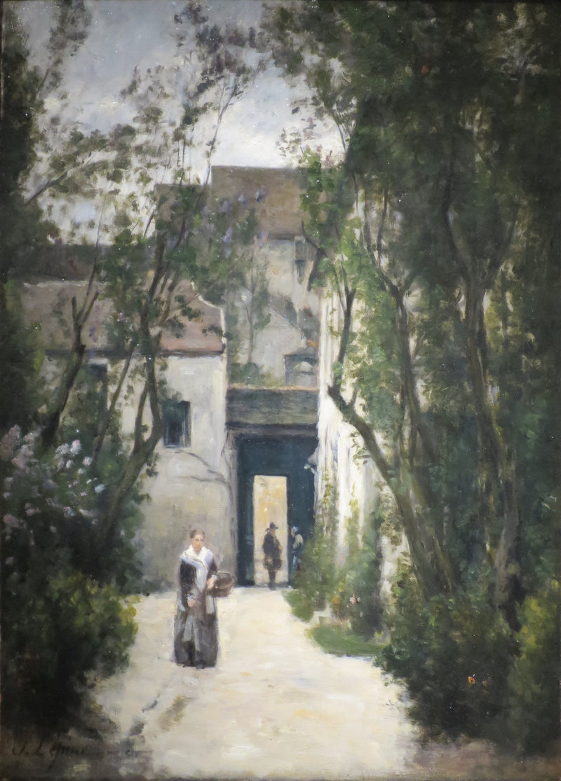 Montmartre. Dziedziniec przy ulicy Fontenelle - Stanislas Lépine