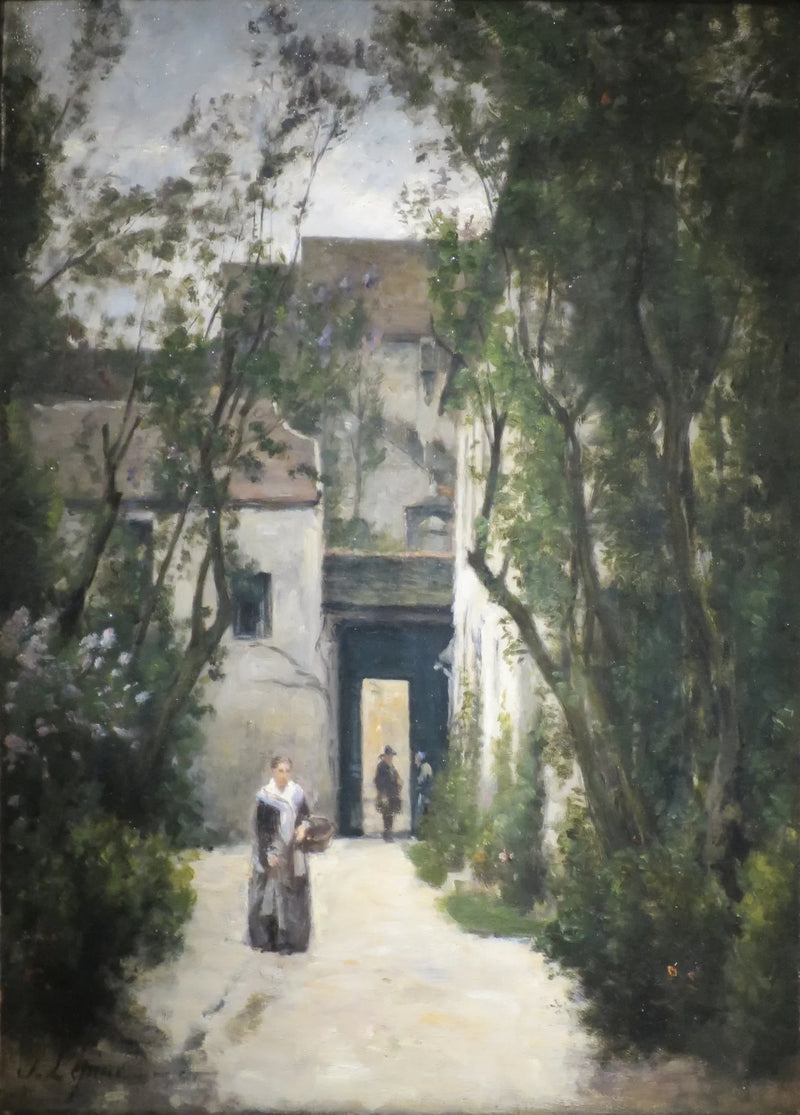 Montmartre. Dziedziniec przy ulicy Fontenelle - Stanislas Lépine