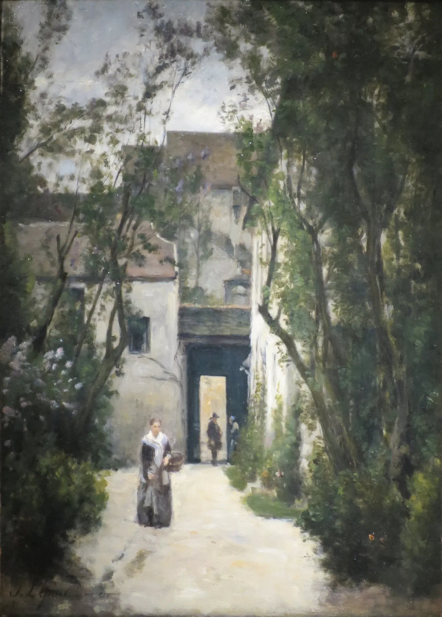 Montmartre. Dziedziniec przy ulicy Fontenelle - Stanislas Lépine
