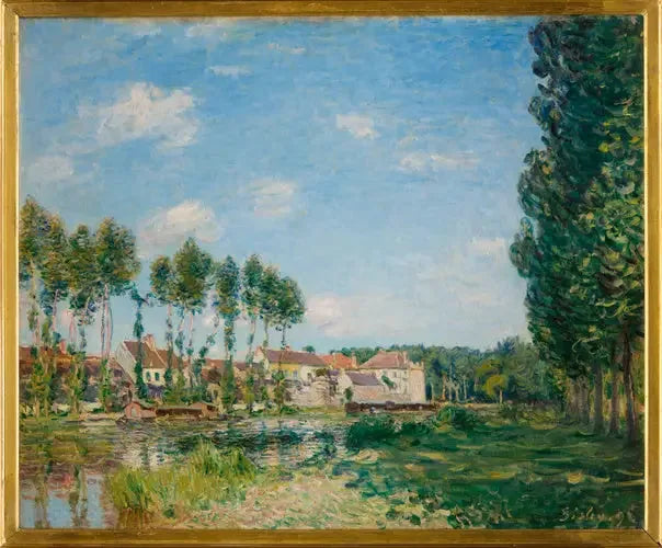 Moret, brzegi Loing - Alfred Sisley