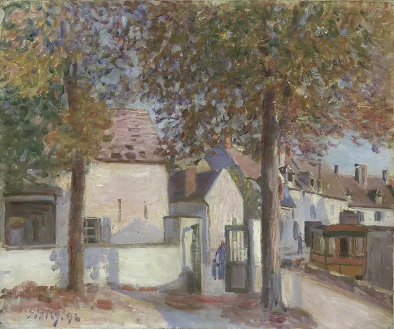 Moret-sur-Loing (Ulica Fosów) - Alfred Sisley