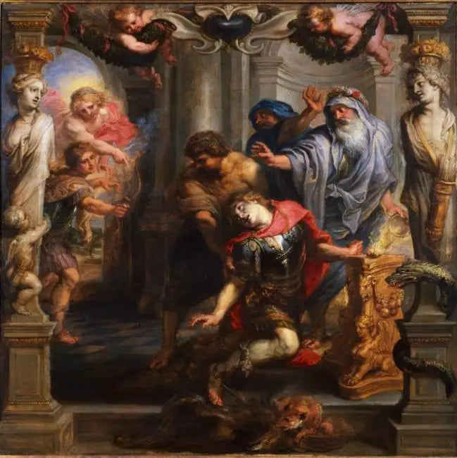 Śmierć Achillesa - Peter Paul Rubens