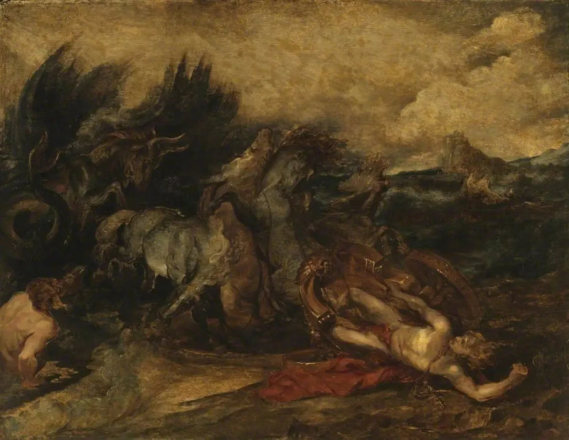 Śmierć Hipolita - Peter Paul Rubens