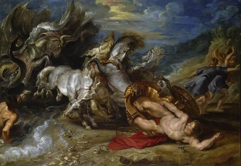 Śmierć Hipolita - Peter Paul Rubens
