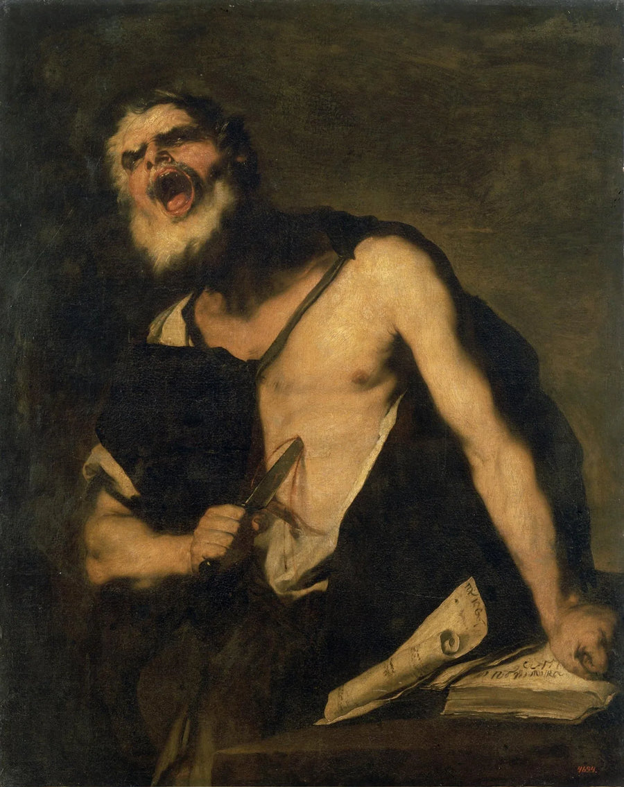 Śmierć Katona z Utiki - Luca Giordano