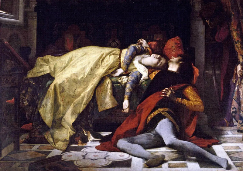Śmierć Franceski de Rimini i Paola Malatesty - Alexandre Cabanel