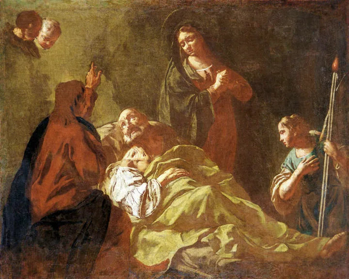 Śmierć Józefa - Giovanni Battista Piazzetta