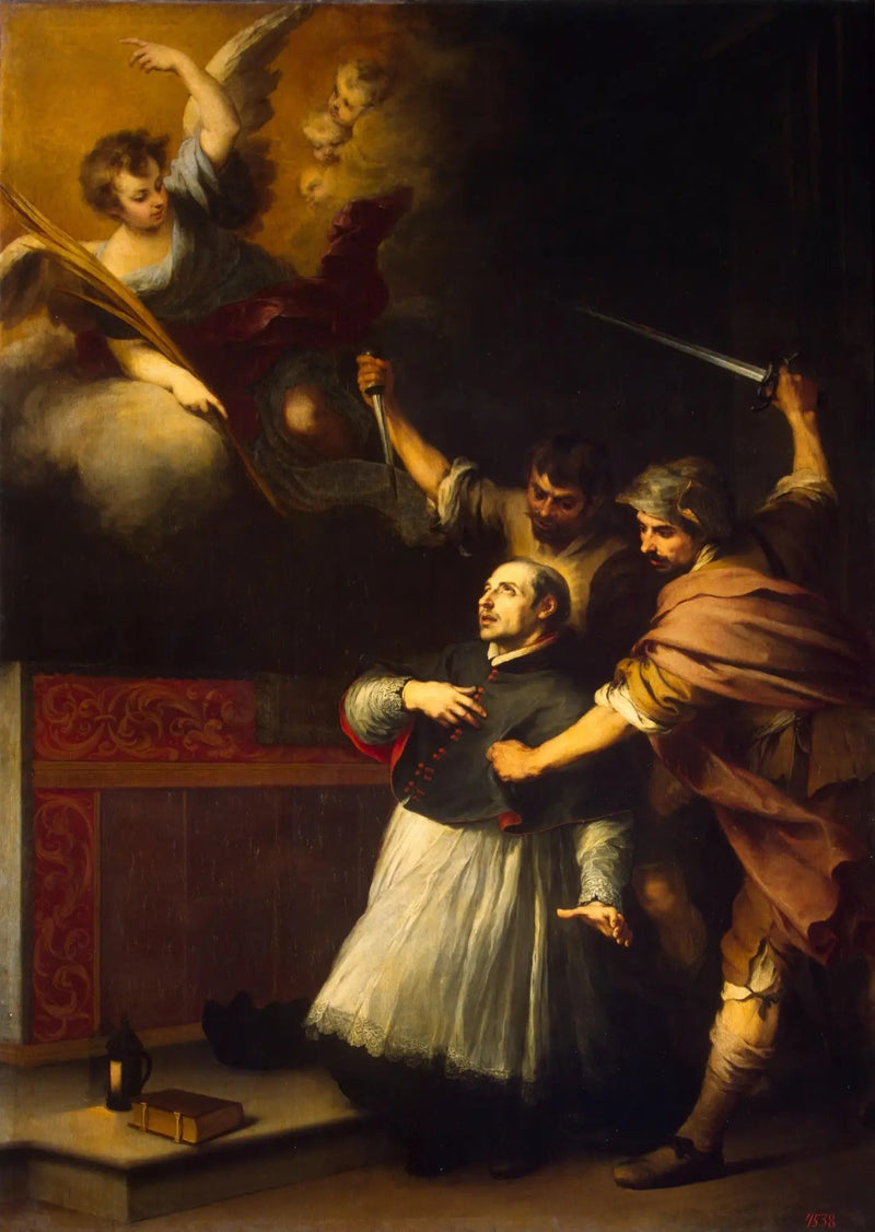 Śmierć inkwizytora Pedro de Arbues - Bartolomé Esteban Murillo