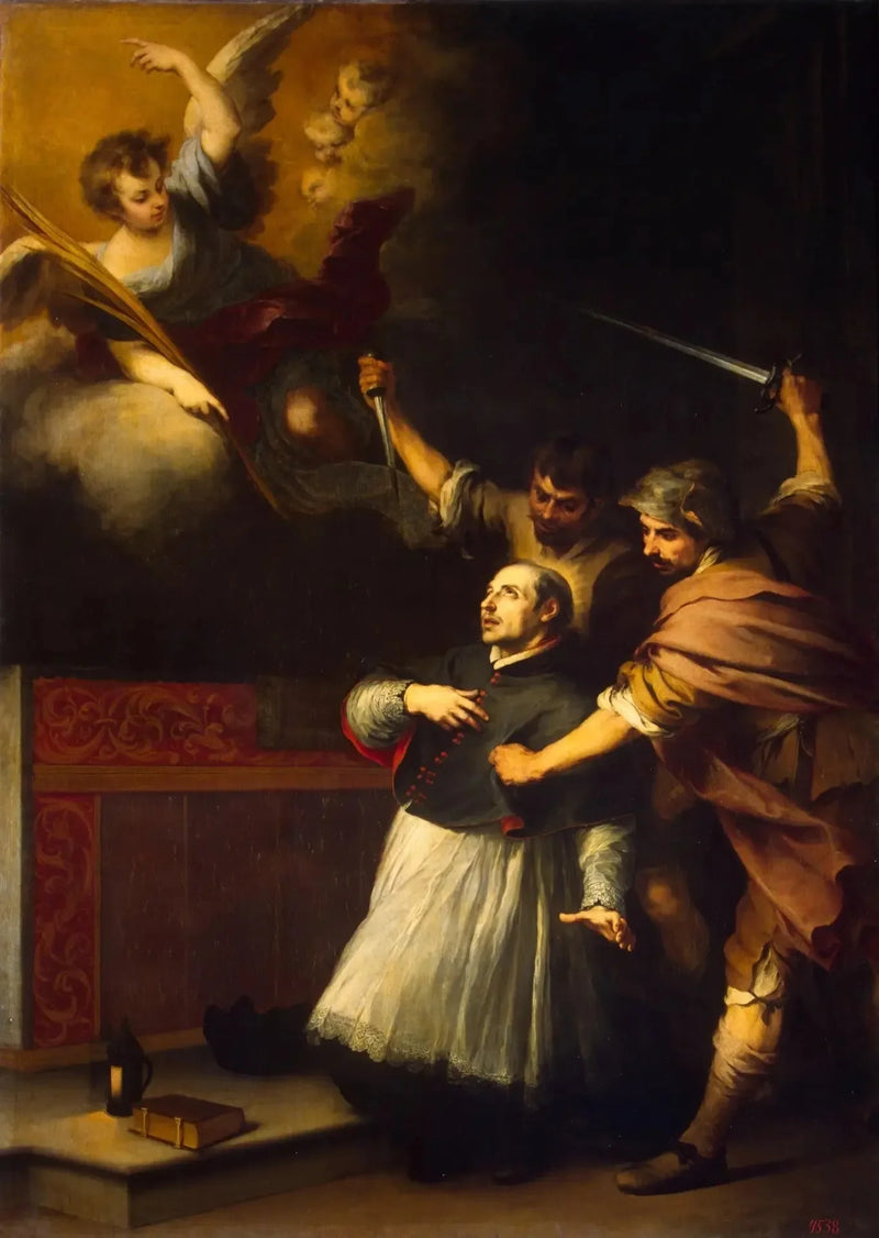 Śmierć inkwizytora Pedro de Arbues - Bartolomé Esteban Murillo