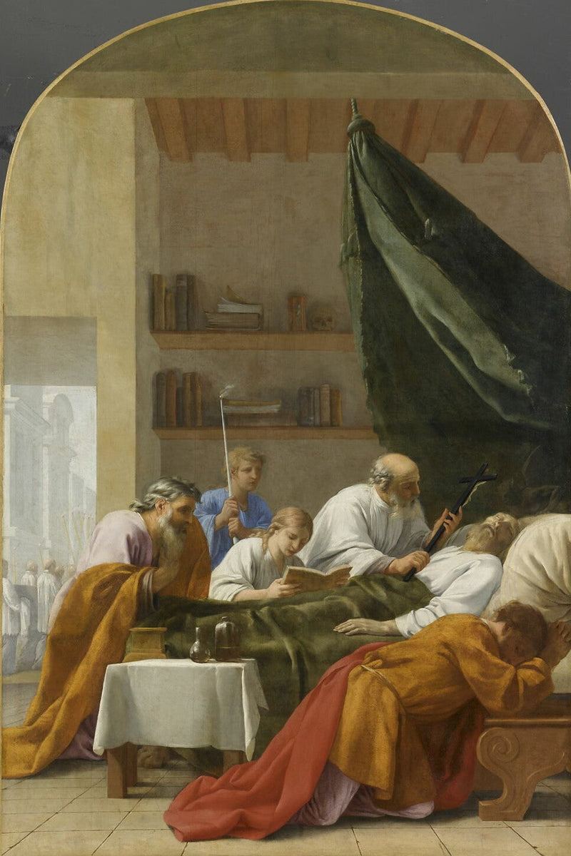 Śmierć Raymonda Diocres - Eustache Le Sueur