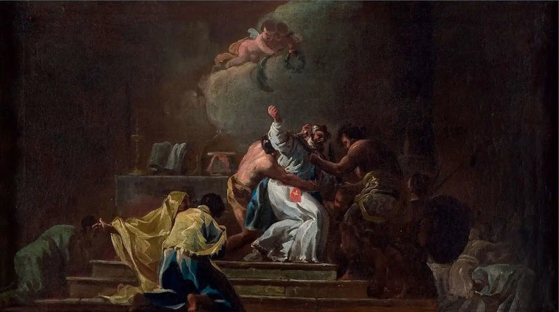 Śmierć świętego Alberta z Jerozolimy - Francisco de Goya