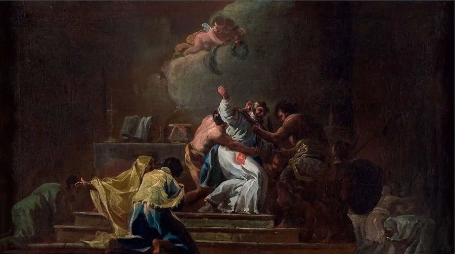 Śmierć świętego Alberta z Jerozolimy - Francisco de Goya