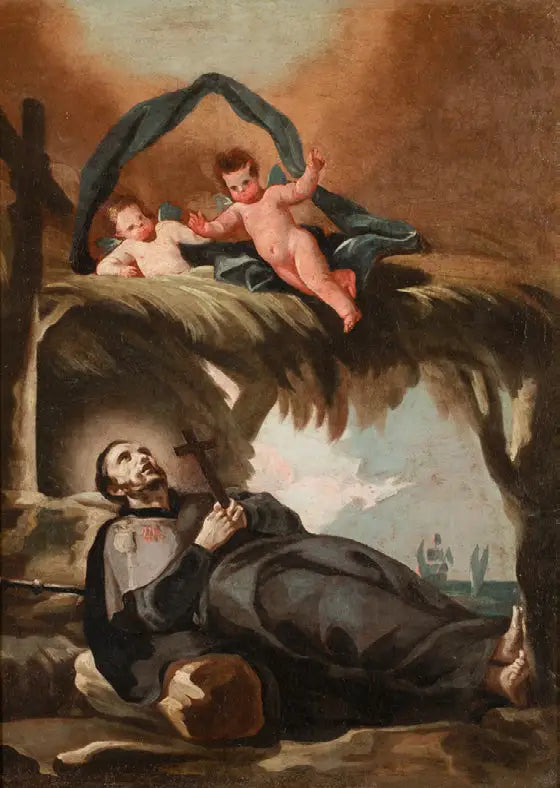 Śmierć świętego Franciszka Ksawerego - Francisco de Goya