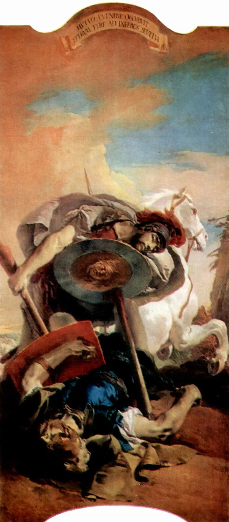 Śmierć konsula L. J. Brutus podczas pojedynku z Aruns - Giovanni Battista Tiepolo