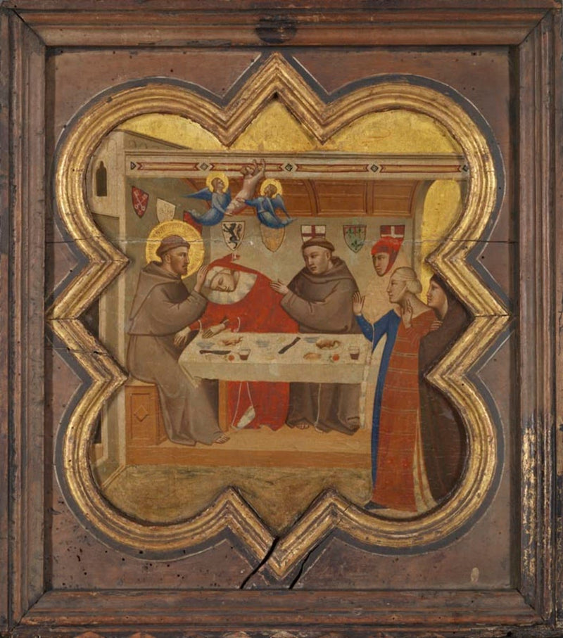 Śmierć szlachcica z Celano - Taddeo Gaddi