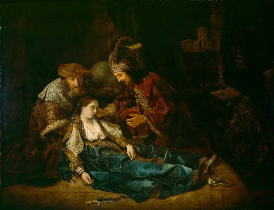 Śmierć Lukrecji - Rembrandt