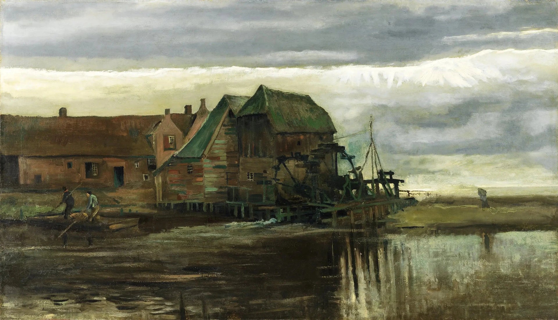 Moulin à eau à Gennep F125 — Vincent van Gogh
