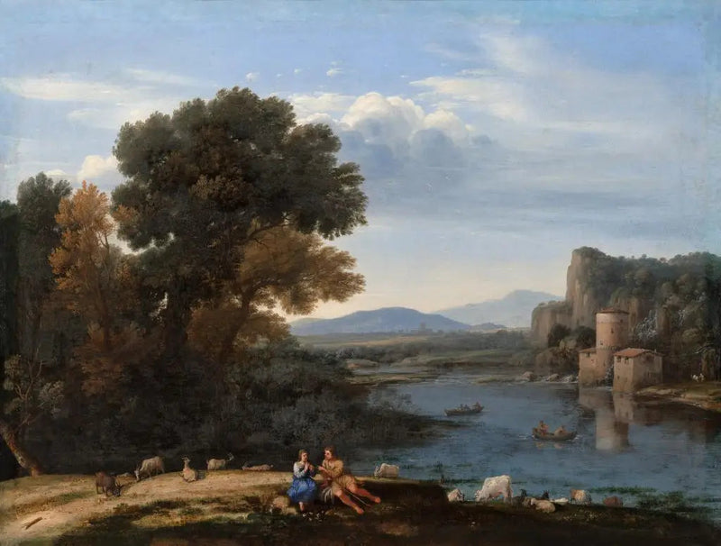 Młyn nad Tybrem - Claude Lorrain