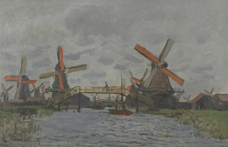 Wiatraki w pobliżu Zaandam W181 - Claude Monet