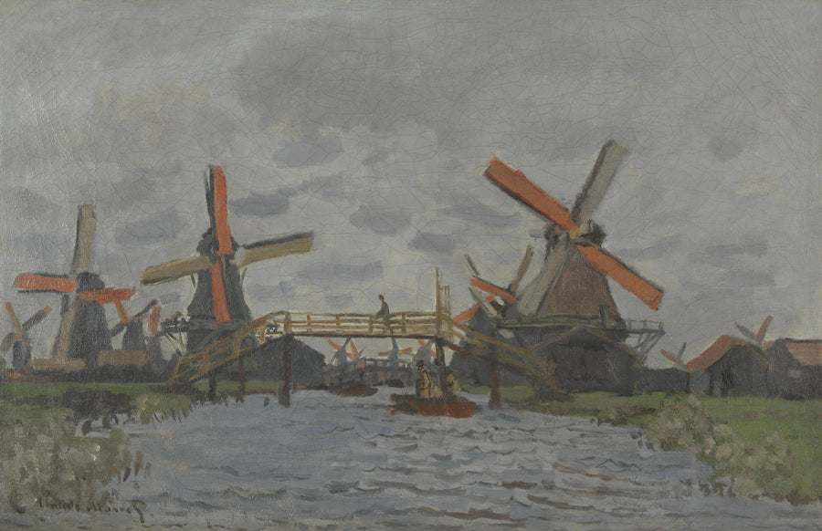 Wiatraki w pobliżu Zaandam W181 - Claude Monet