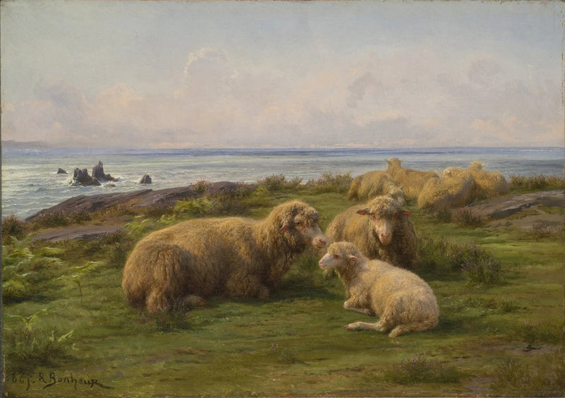 Owce nad brzegiem morza - Rosa Bonheur