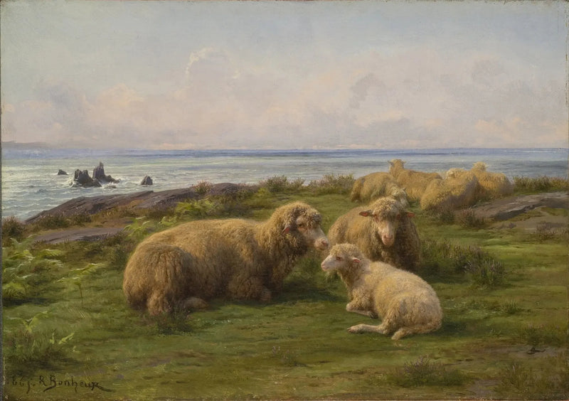 Owce nad brzegiem morza - Rosa Bonheur