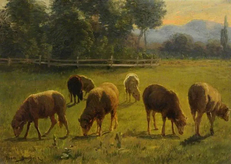 Owce na krajobrazie - Rosa Bonheur