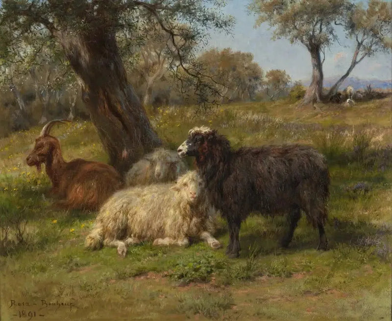 Owce i kozy - Rosa Bonheur