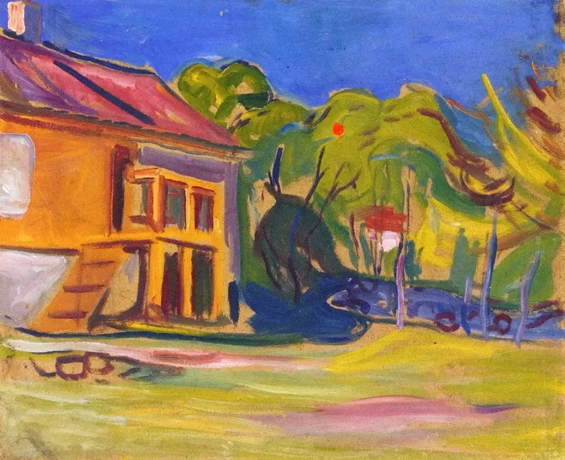 Dom w Åsgardstrand - Edvard Munch