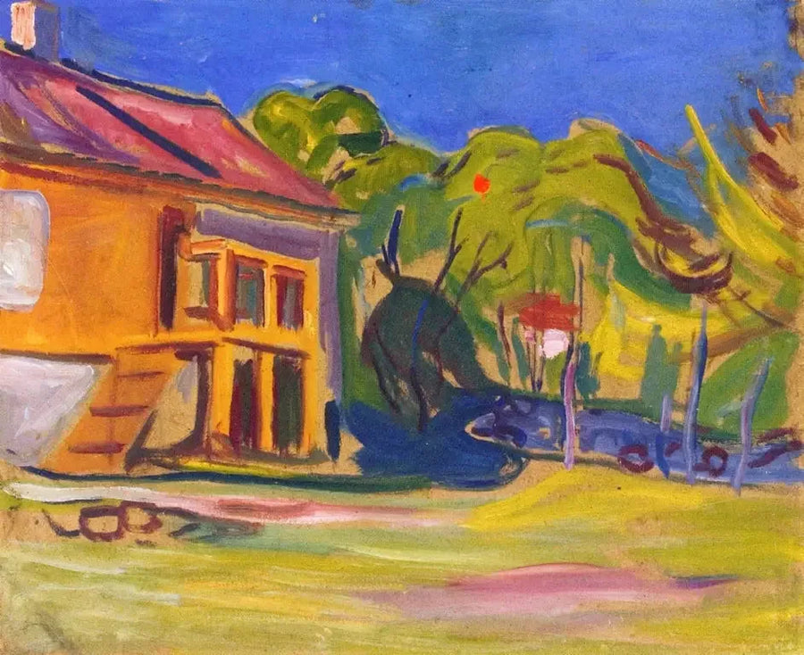Dom w Åsgardstrand - Edvard Munch