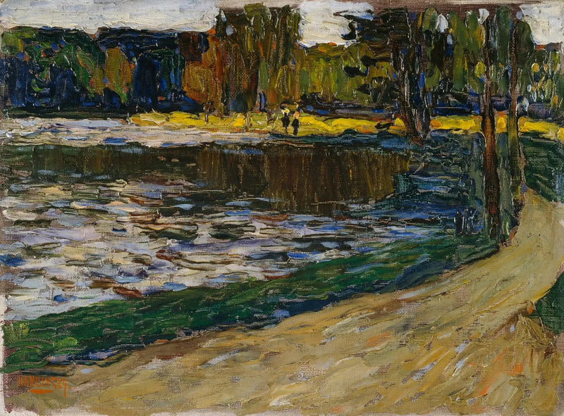 Monachium - Ogród angielski - Wasilij Kandinsky