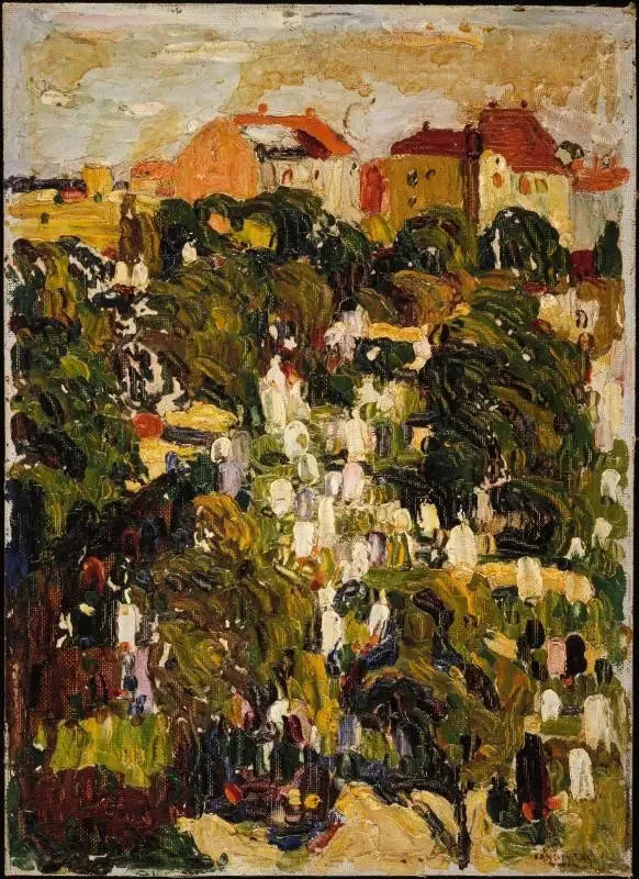 Monachium, cmentarz Północny - Wasilij Kandinsky