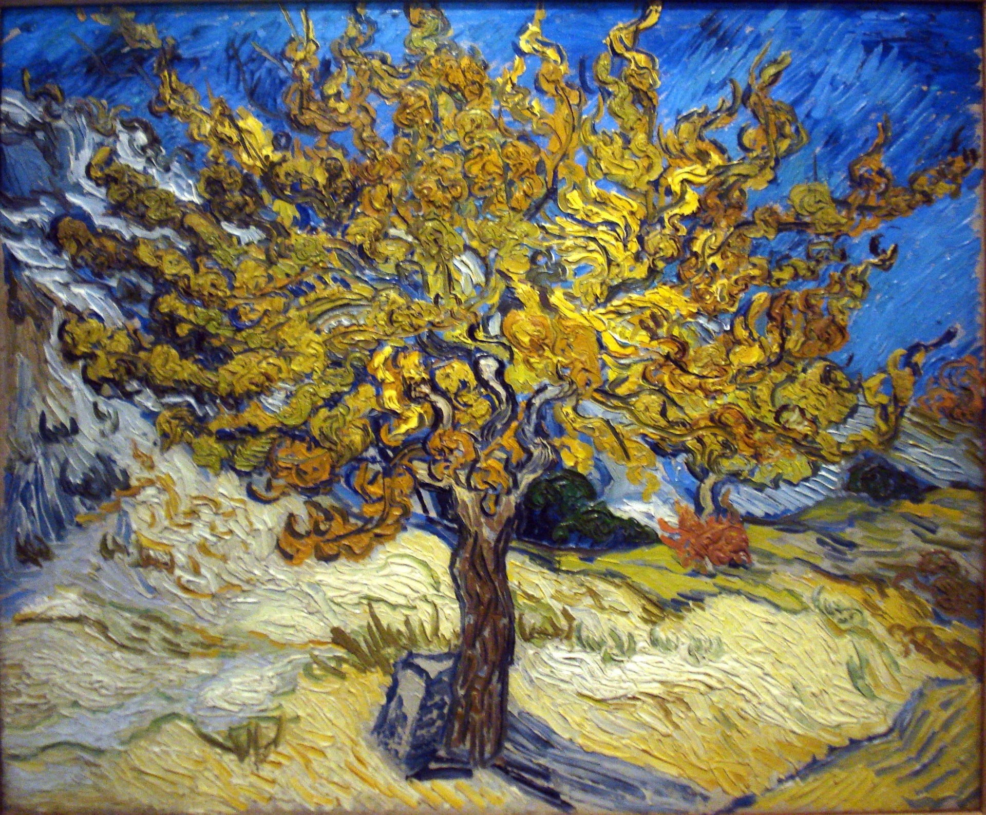 Le Mûrier de Vincent van Gogh – reproduction peinture à l’huile
