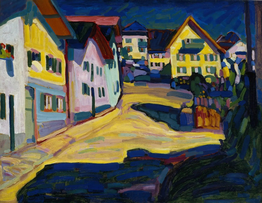 Murnau, Burggrabenstrasse 1, 1908 - Wasilij Kandinsky