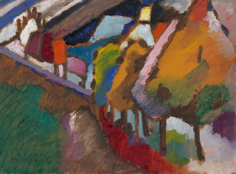 Murnau - Zamek i kościół - Wasilij Kandinsky