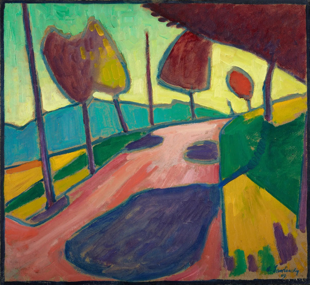 Murnauer Landschaft - Alexej von Jawlensky image 1 copie peinte à la main à l’huile