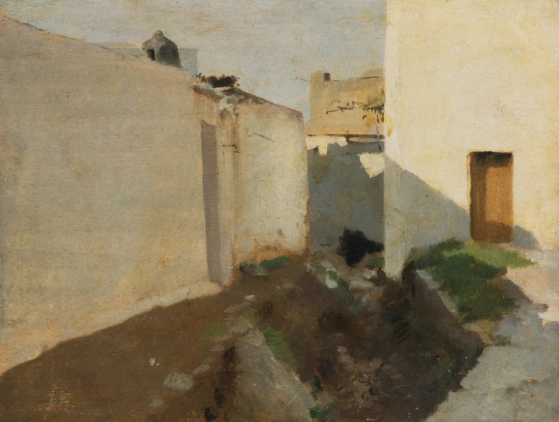 Białe ściany w słońcu, Maroko - John Singer Sargent